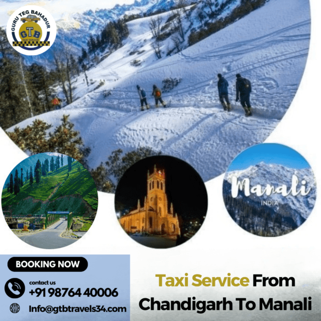 On-Demand Rides: Chandigarh to Manali Taxi Services