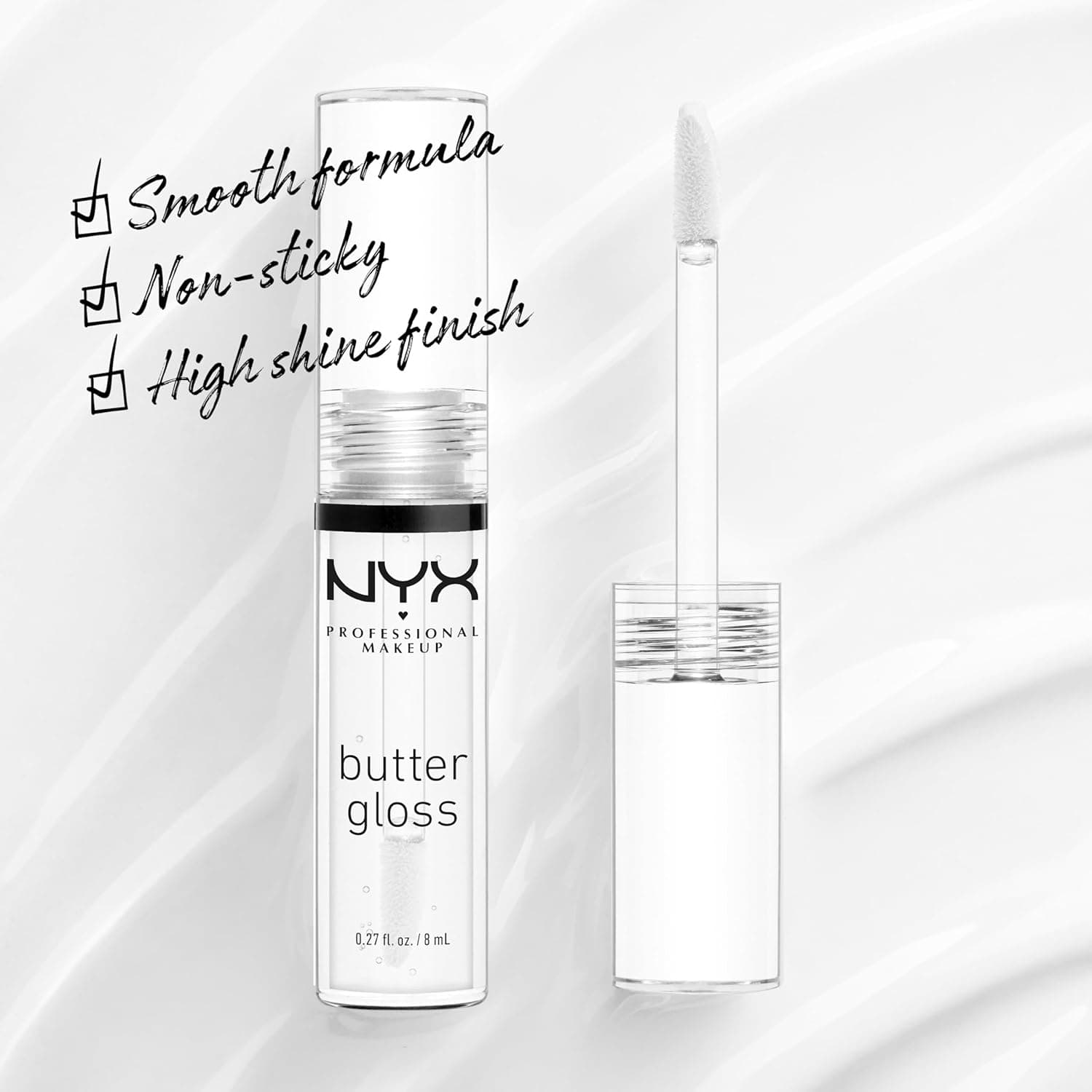 NYX PROFESSIONAL MAKEUP Butter Gloss, Non-Sticky Lip Gloss 