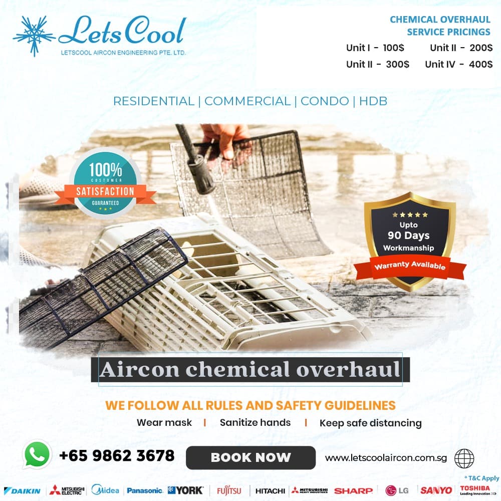 Signs You Need Aircon Chemical Overhaul