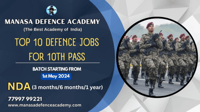 TOP 10 DEFENCE JOBS FOR 10TH PASS