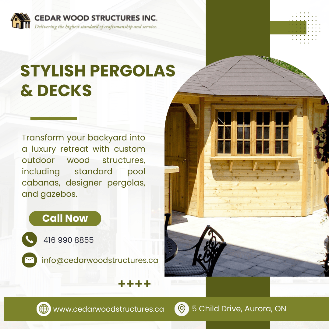 Customizing Your Pergola: Ideas and Inspirations