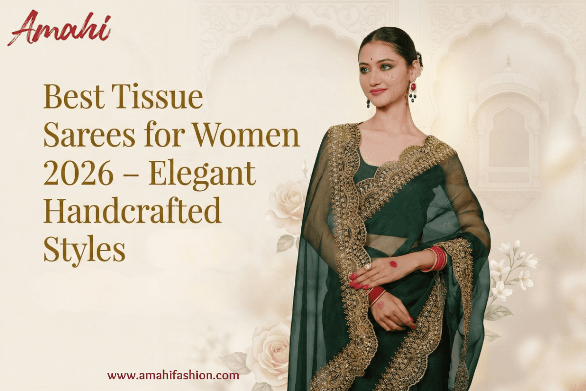 Best Tissue Sarees for Women 2026 Elegant Handcrafted Styles