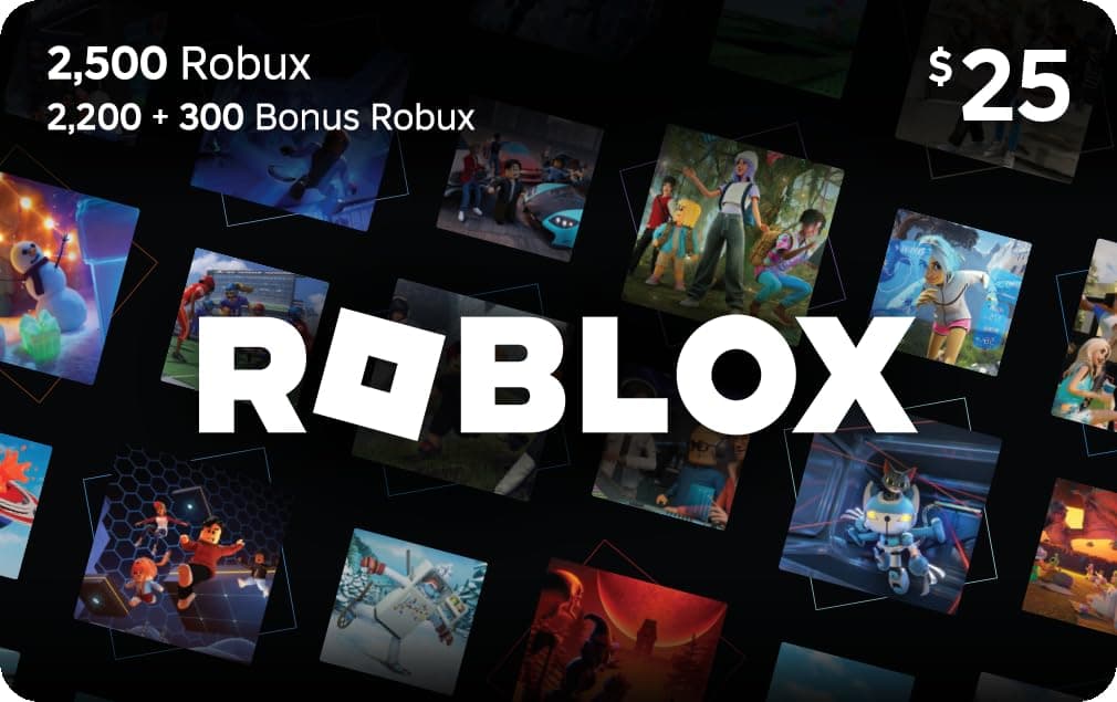 Roblox Digital Gift Card - 2,500 Robux
