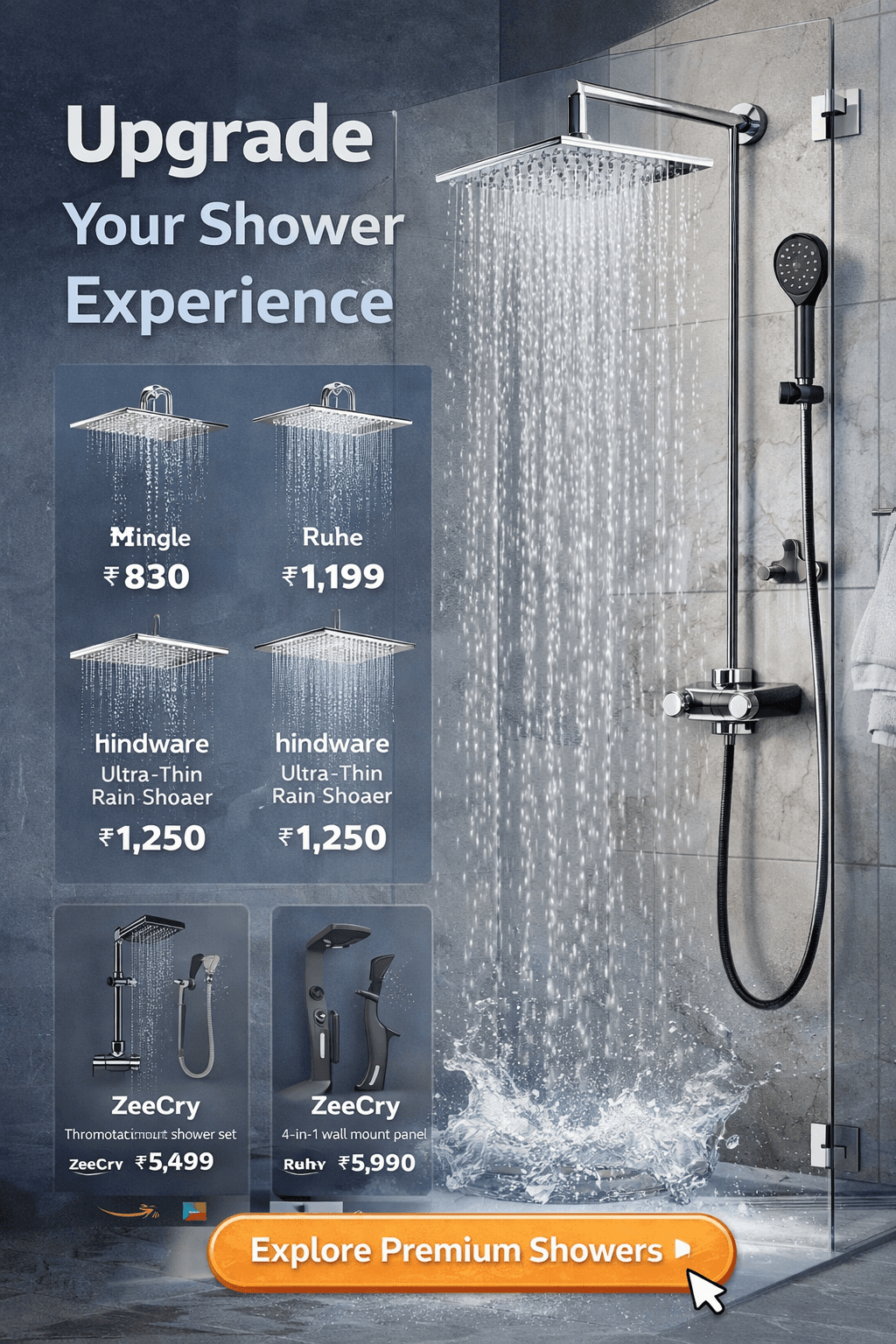 Modern Shower Designs to Upgrade Your Bathroom