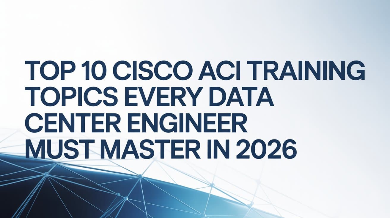 Top 10 Cisco ACI Training Topics Every Data Center Engineer 