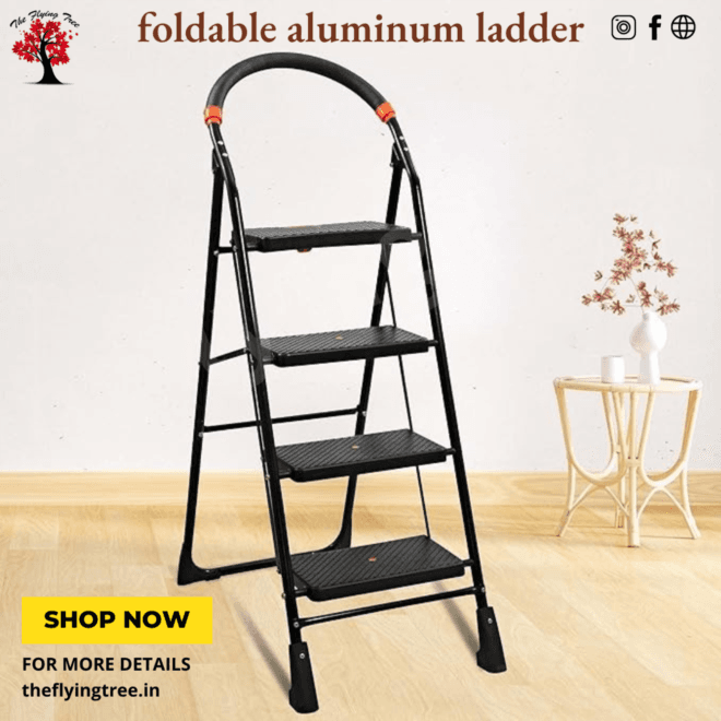 foldable aluminum ladder