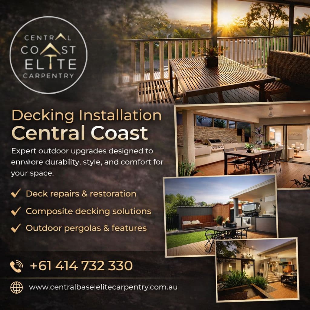 Reliable Deck Builder Central Coast for Quality Decking