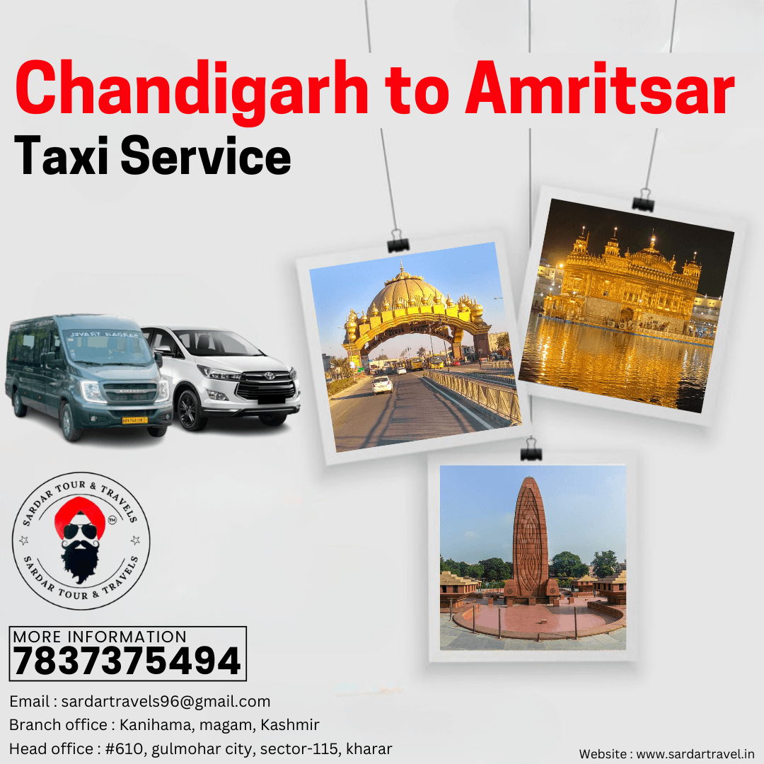 Book a Reliable Taxi from Chandigarh to Golden Temple