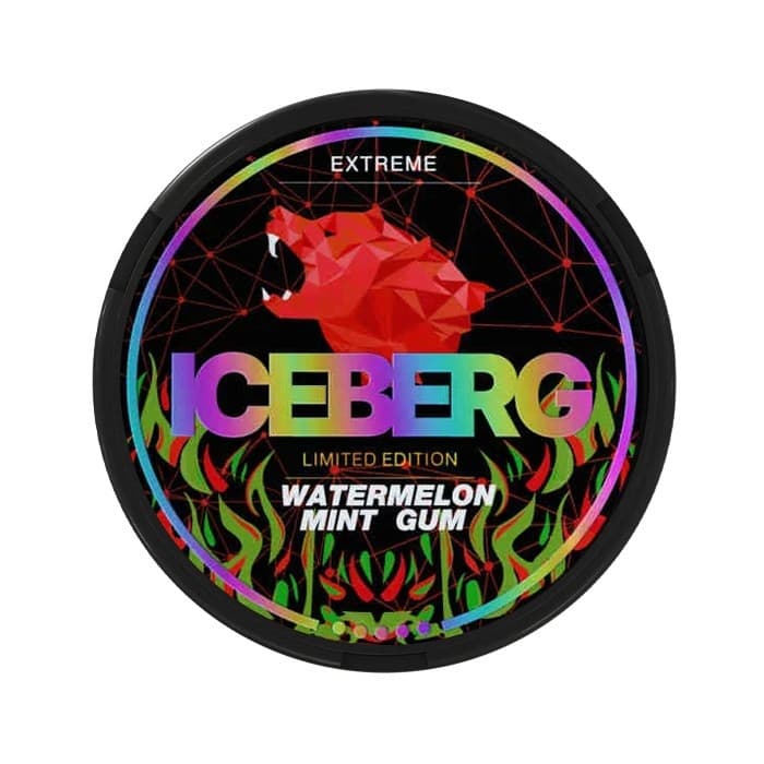 Buy Extreme Iceberg Watermelon Mint Gum 50mg Now