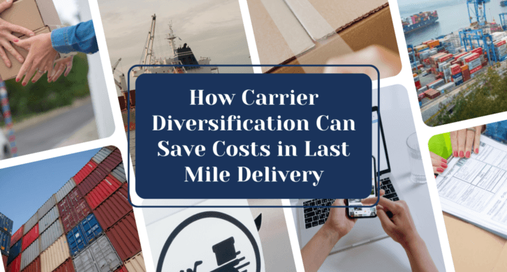How Carrier Diversification Can Save Costs in Last Mile Delivery?