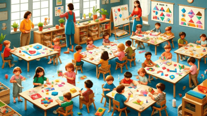 Preschool Shape Crafts and Activities: Developing Abilities