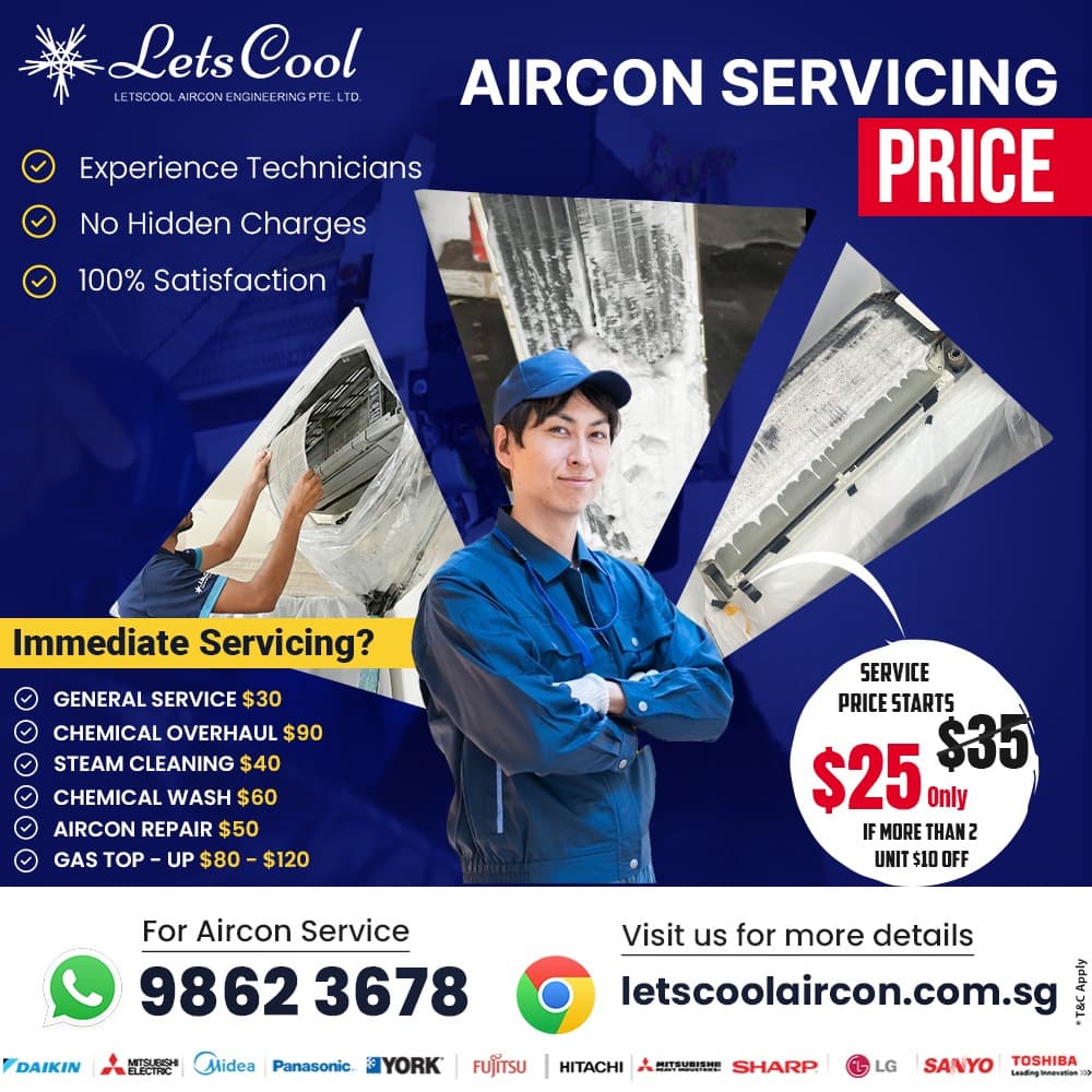 Aircon Servicing Price in Singapore 2026