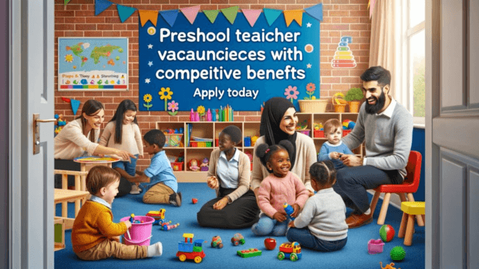 Apply for Competitive Benefits Preschool Teacher Jobs!