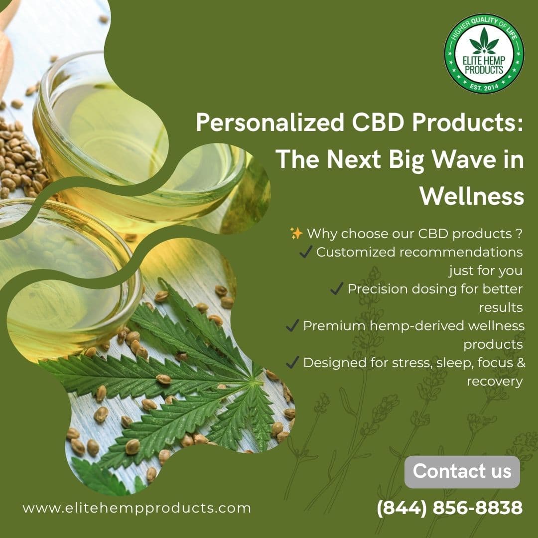 Personalized CBD Products: The Next Big Wave in Wellness
