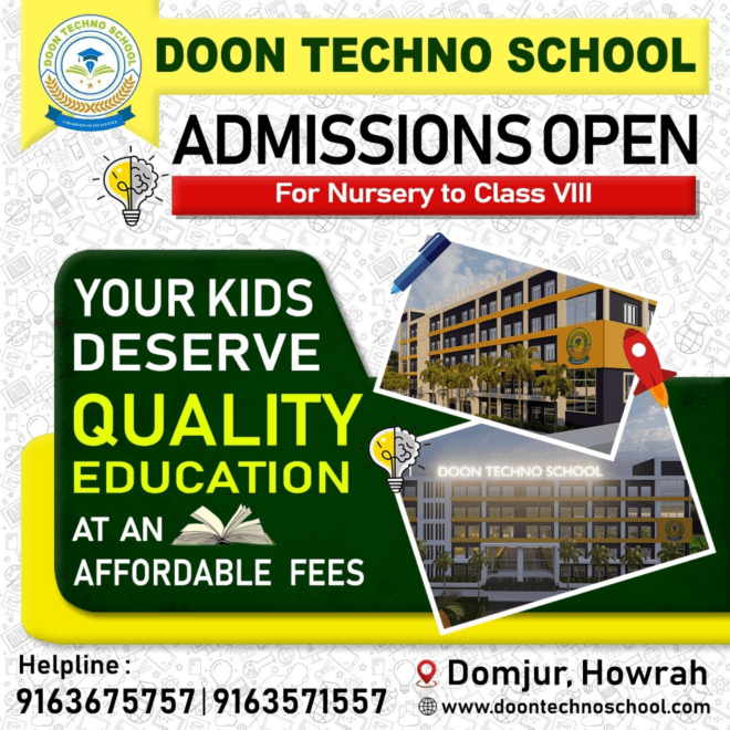 Best CBSE School for Toddler to Class VIII in Howrah