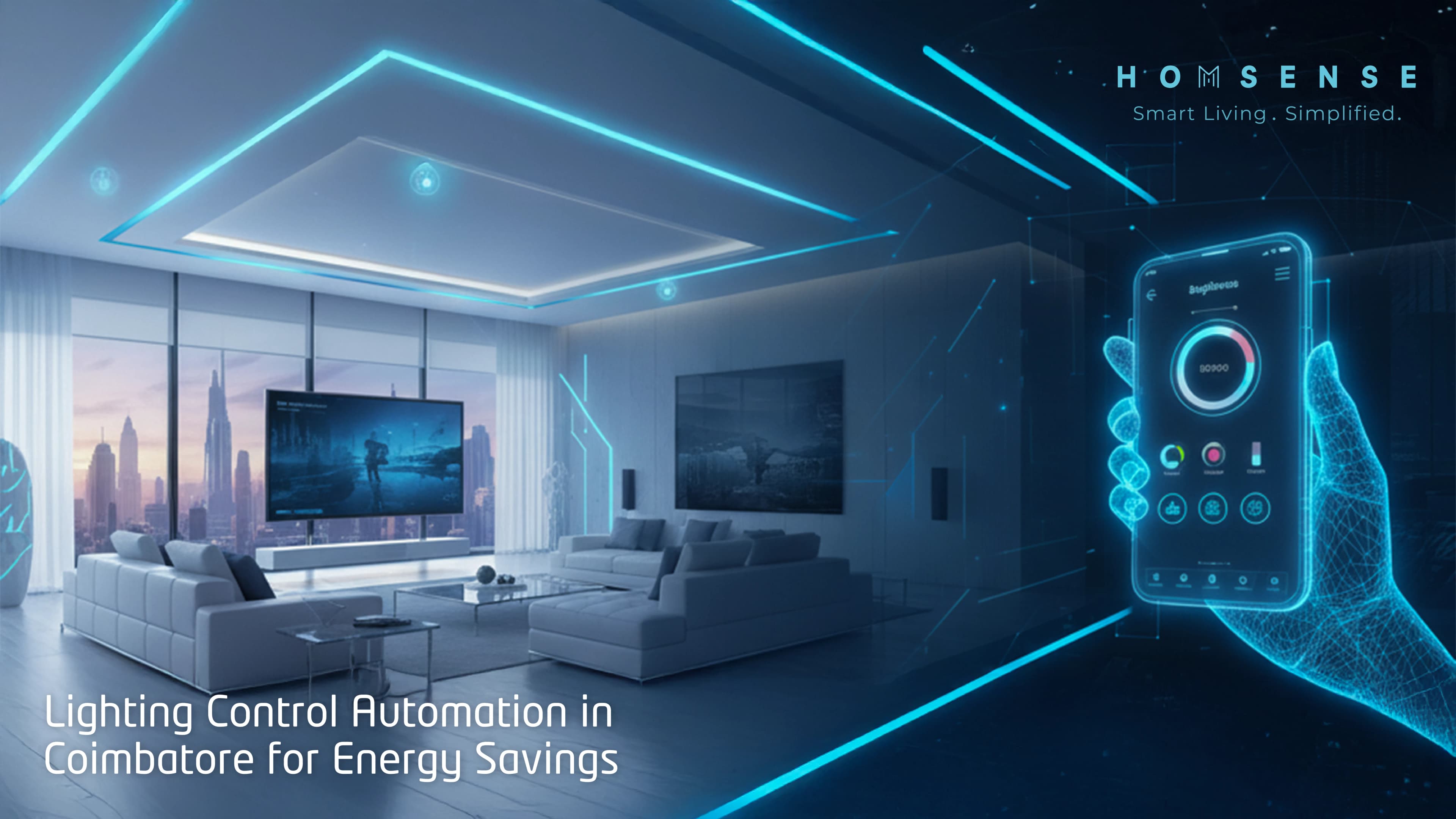 Lighting Automation in Coimbatore by HOMSENSE