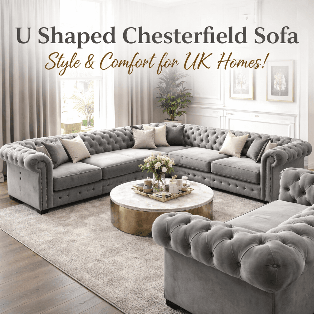 U Shaped Chesterfield Sofa — Style and Comfort for UK Homes!