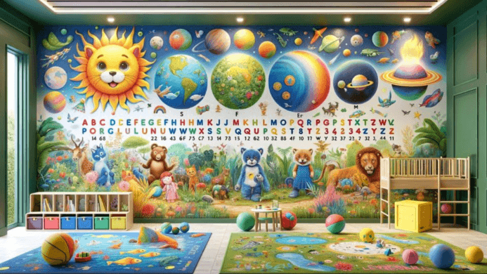 Some Insightful and Interesting Play School Wall Painting Ideas.