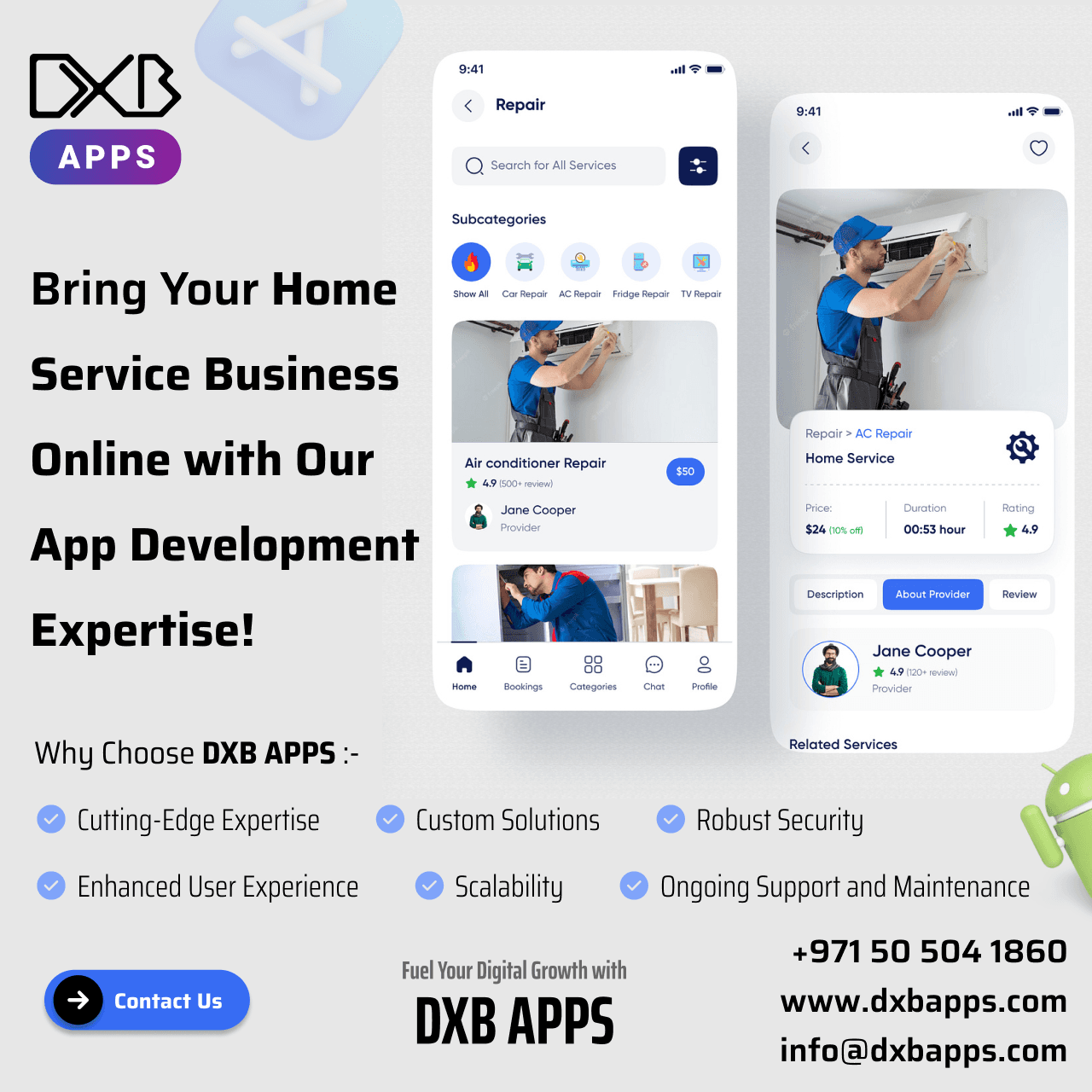 DXB APPS – Expert Mobile App Development Dubai Solutions