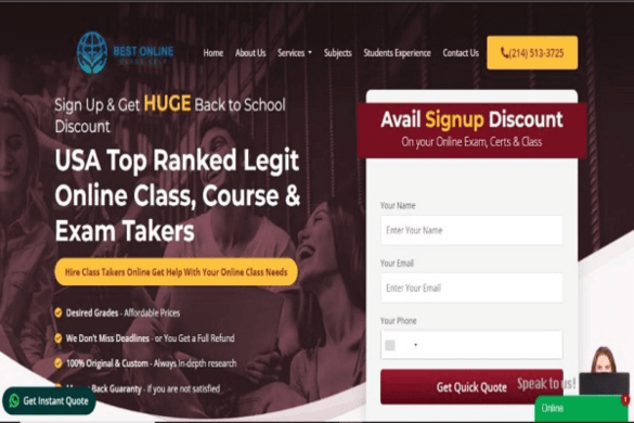 Best online class help