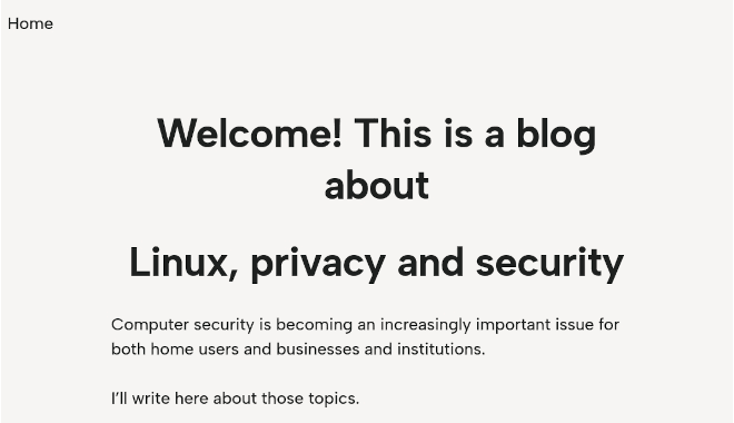 Linux, privacy and security blog by Mark Emerson