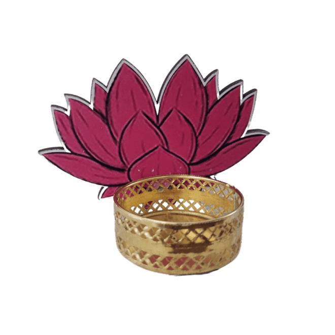 Lotus Lamp Pair