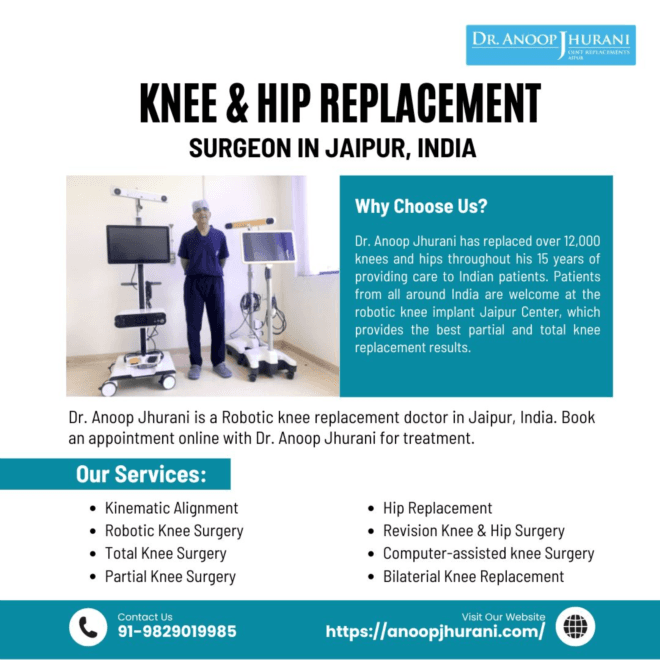 Expert Robotic Knee Replacement Surgery by Dr. Anoop Jhurani