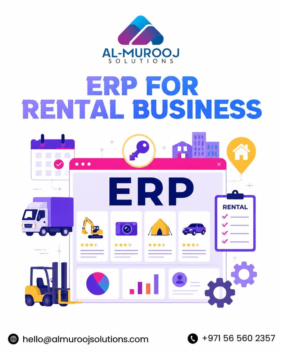 ERP for Rental Business Security & Compliance UAE