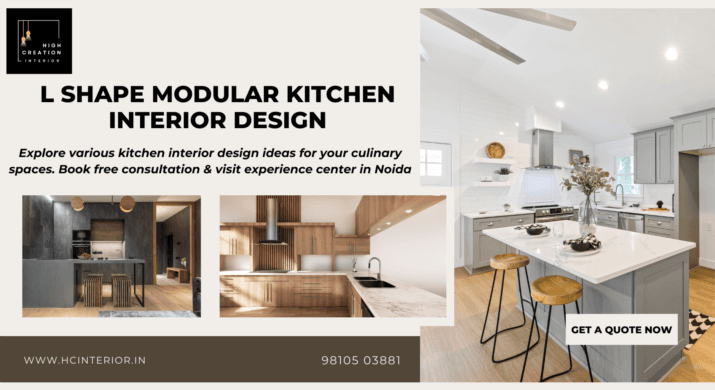 L Shaped Modular Kitchen Interior Designers In Noida : Designing Your Culinary Spaces