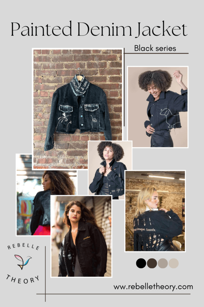Unleash Your Style: The Unique Appeal of Rebelle Theory Painted Denim Jackets