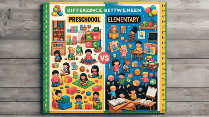 Preschool vs. Elementary School.