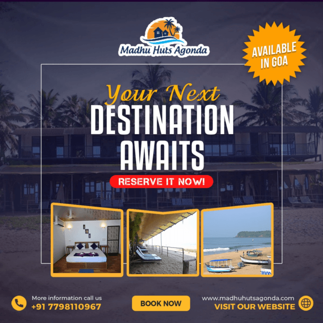 Most Beautiful Beach Huts in Agonda South Goa | Madhu Huts Agonda
