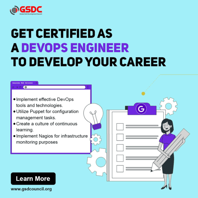 Get certified as a devops engineer to develop your career