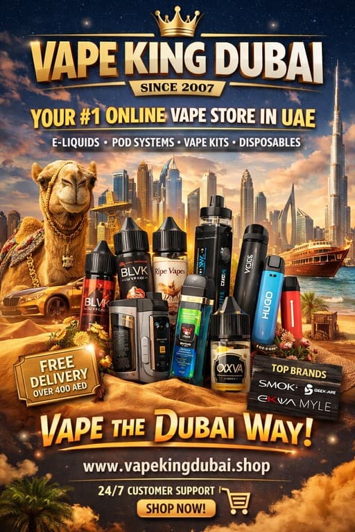 "VapeKingDubai.shop – Trusted Vape Site for Adults Only"