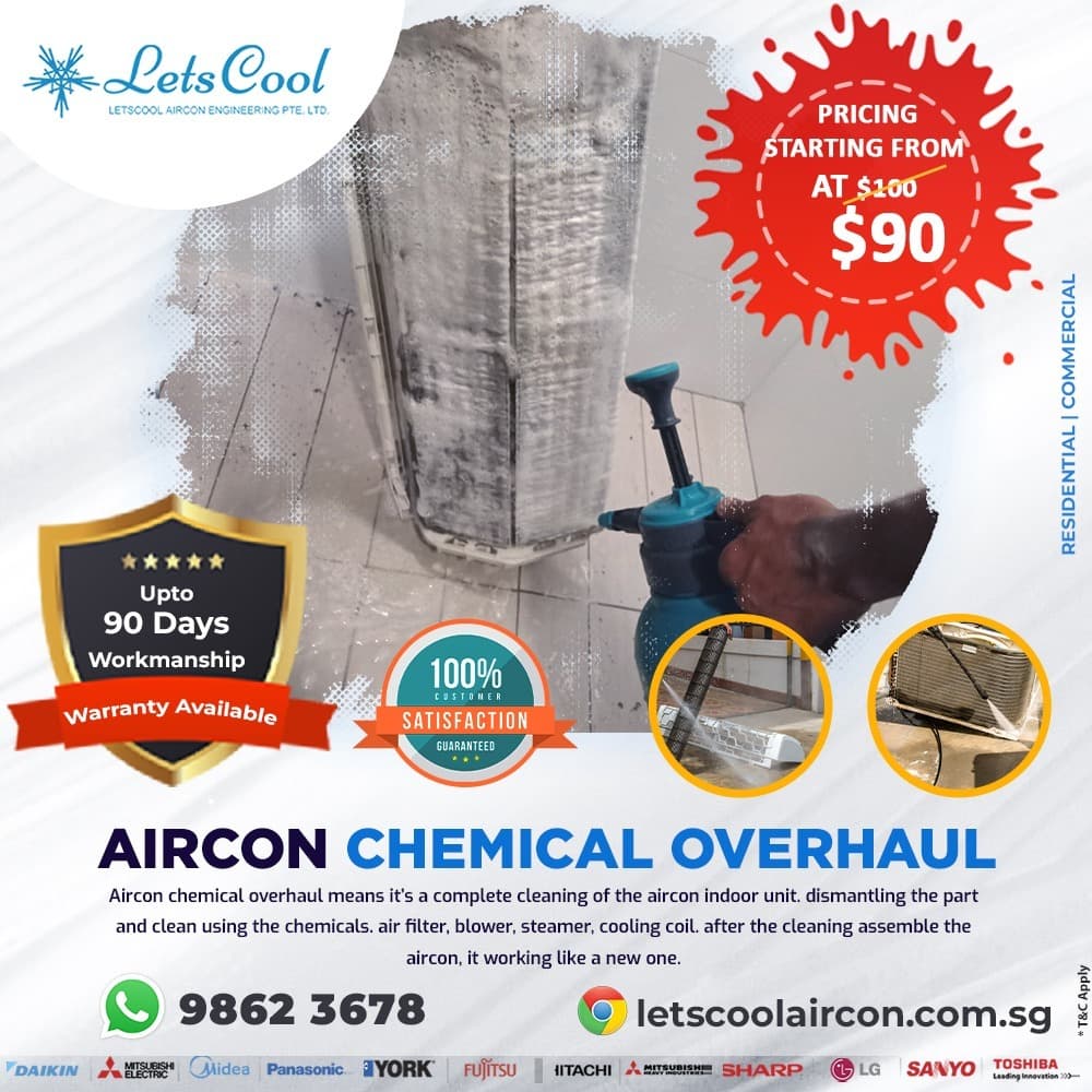 Aircon Chemical Overhaul Singapore