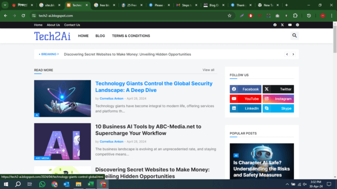 Technology & Ai Blog
