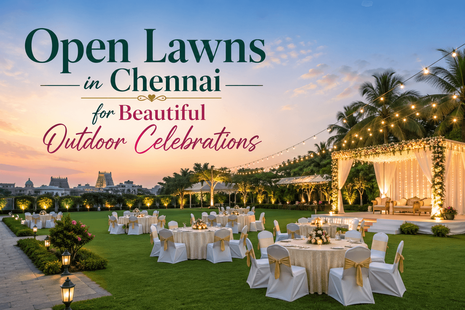 Open Lawns in Chennai for Beautiful Outdoor Celebrations