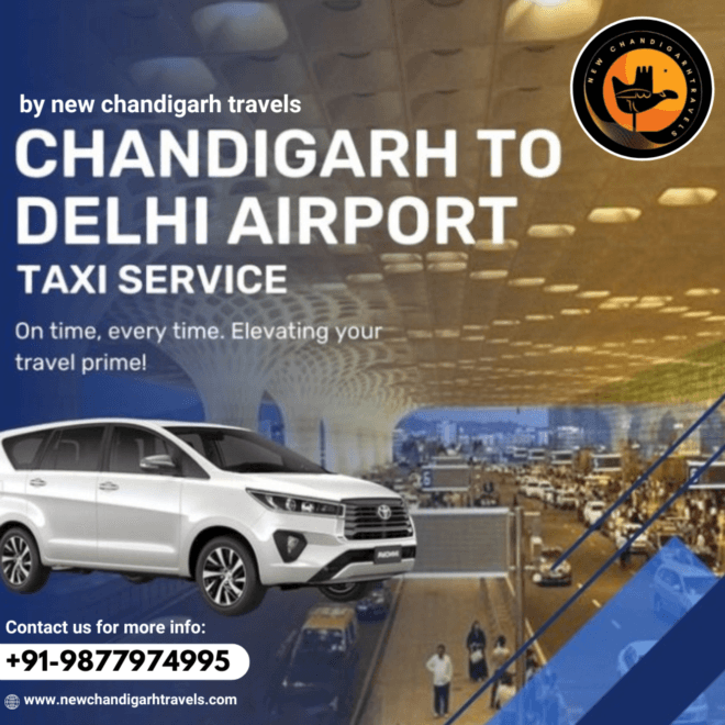  One-Way Drop Taxi Service from Chandigarh to Delhi Airport