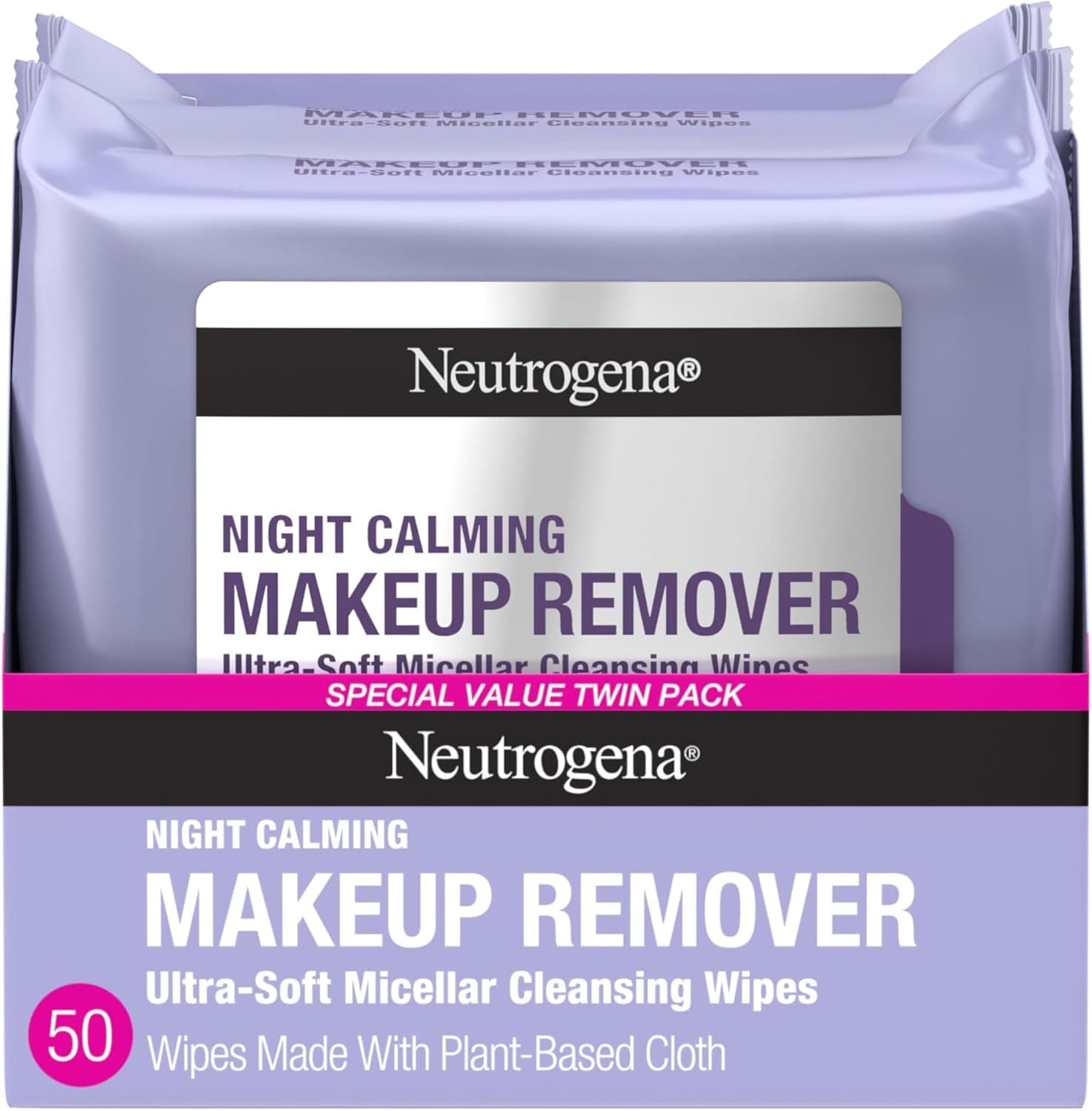 Night Calming Makeup Remover Face Wipes