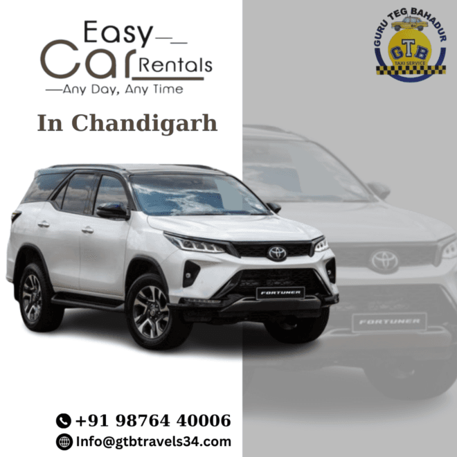 Unlock Chandigarh's Wonders: Taxi Service Ready for You
