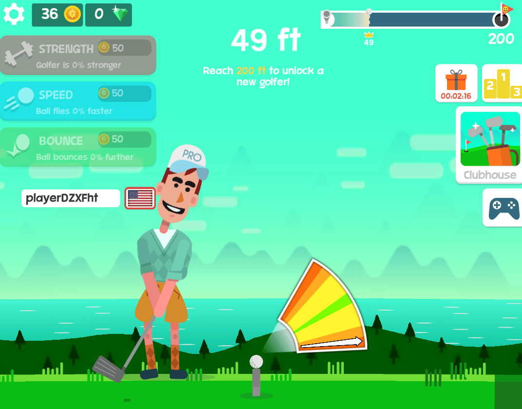 Golf Hit – Launch Your Golf Ball Beyond the Stars