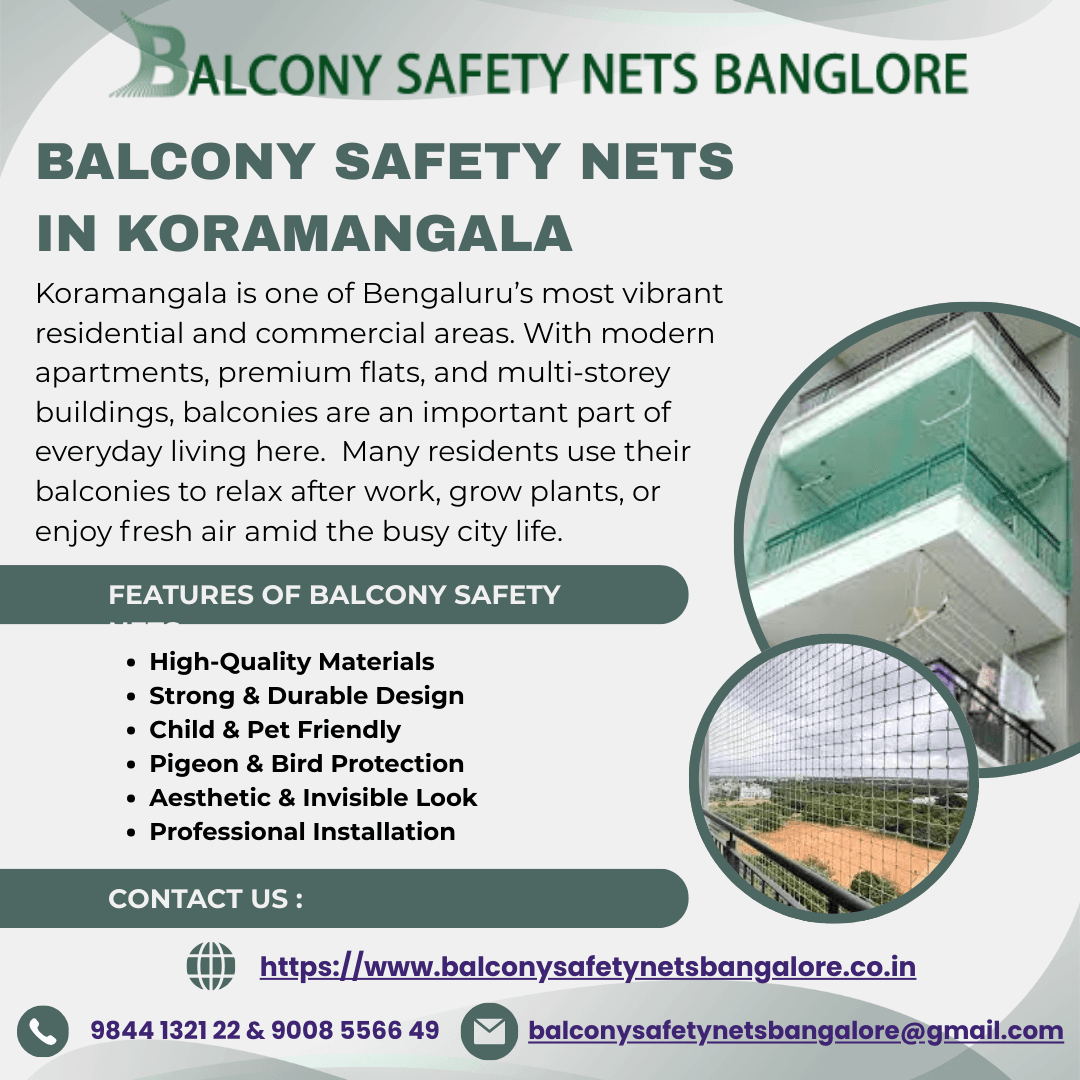 Balcony Safety Nets in Koramangala