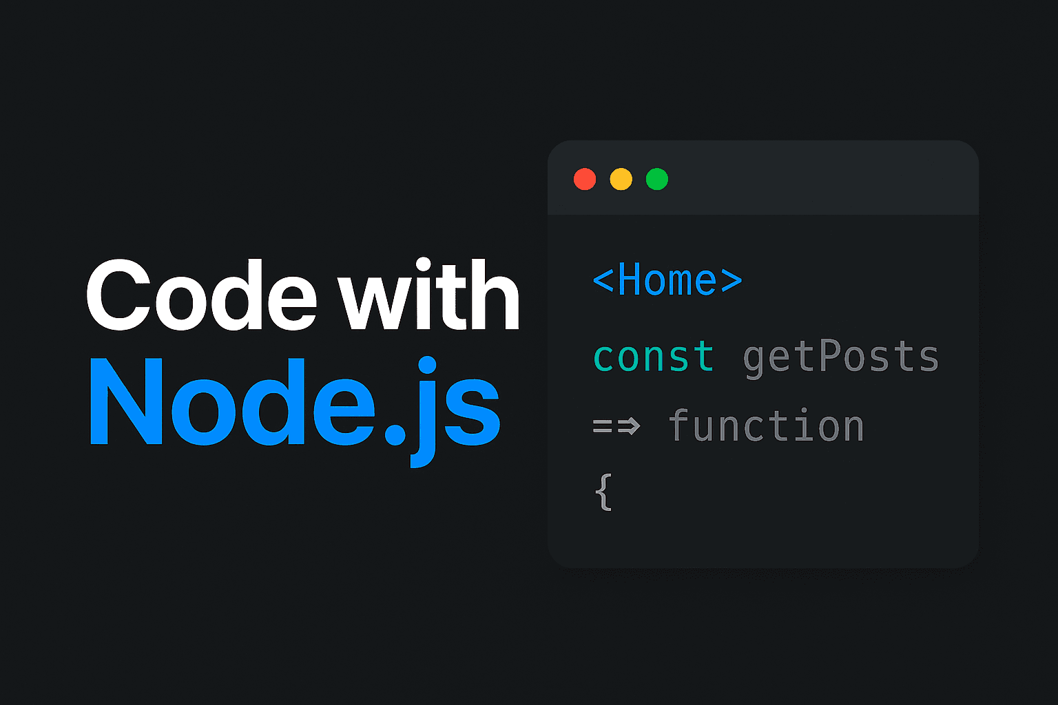 Code with Node.js