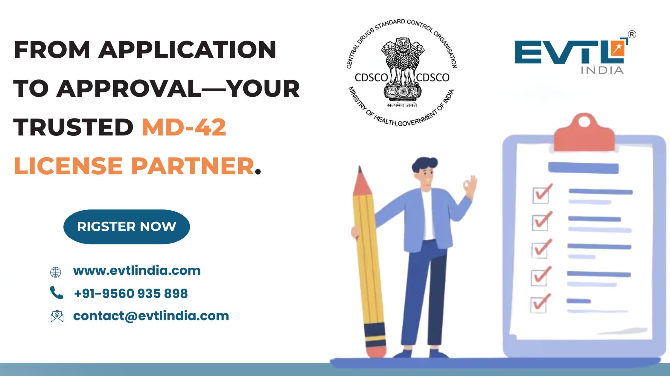 MD-42 License Registration in India – Fees & Process