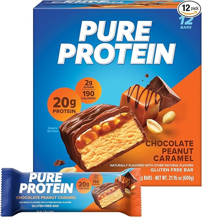 Pure Protein Bars, High Protein, Nutritious Snacks 