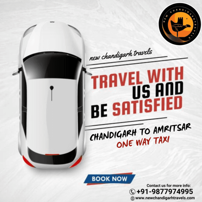 One-Way Drop Taxi Service from Chandigarh to Amritsar