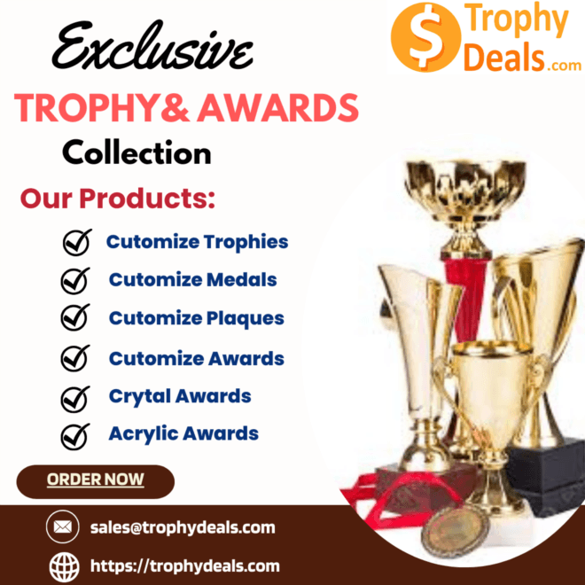 Buy Trophies, Awards, Medals, and Plaques at Affordable Prices