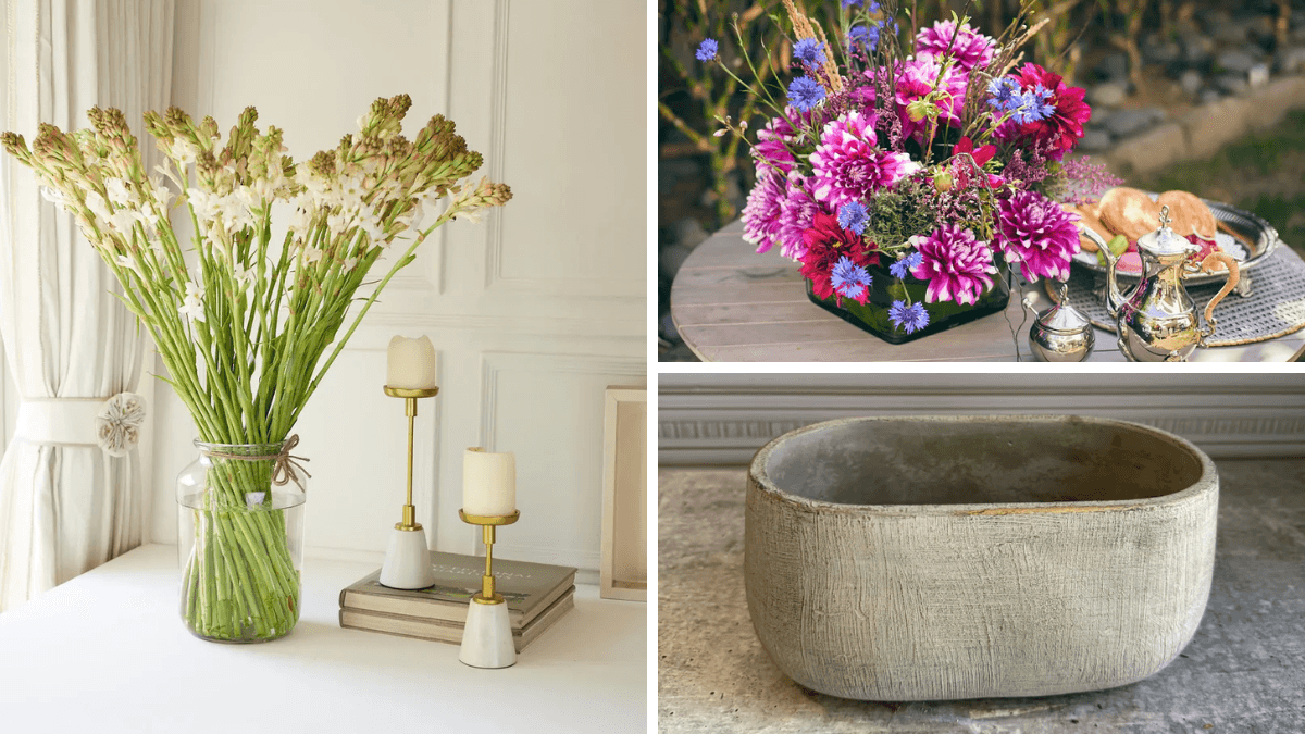 Find the Perfect Vase for Flowers & Home Styling