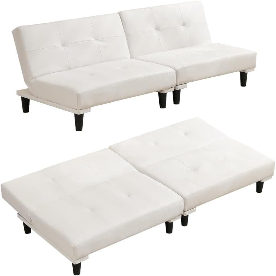 OSJ Sofa Bed, 2 Seater, Low Sofa, Leather, 2 Seater,