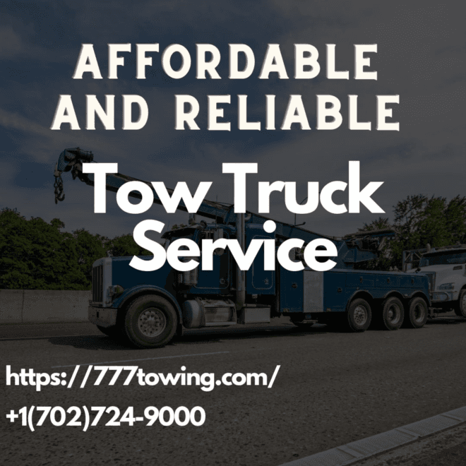 Affordable and Reliable Tow Truck Service